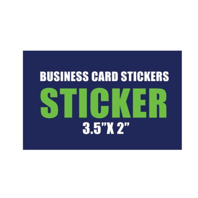 Sticker Business Card Thumbnail