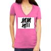 Tultex 214 - Ladies' Slim Fit Fine Jersey V-Neck Thumbnail