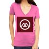 Tultex 214 - Ladies' Slim Fit Fine Jersey V-Neck Thumbnail