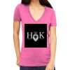 Tultex 214 - Ladies' Slim Fit Fine Jersey V-Neck Thumbnail