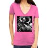 Tultex 214 - Ladies' Slim Fit Fine Jersey V-Neck Thumbnail