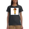 Gildan 100% Cotton Ladies T-Shirt Thumbnail